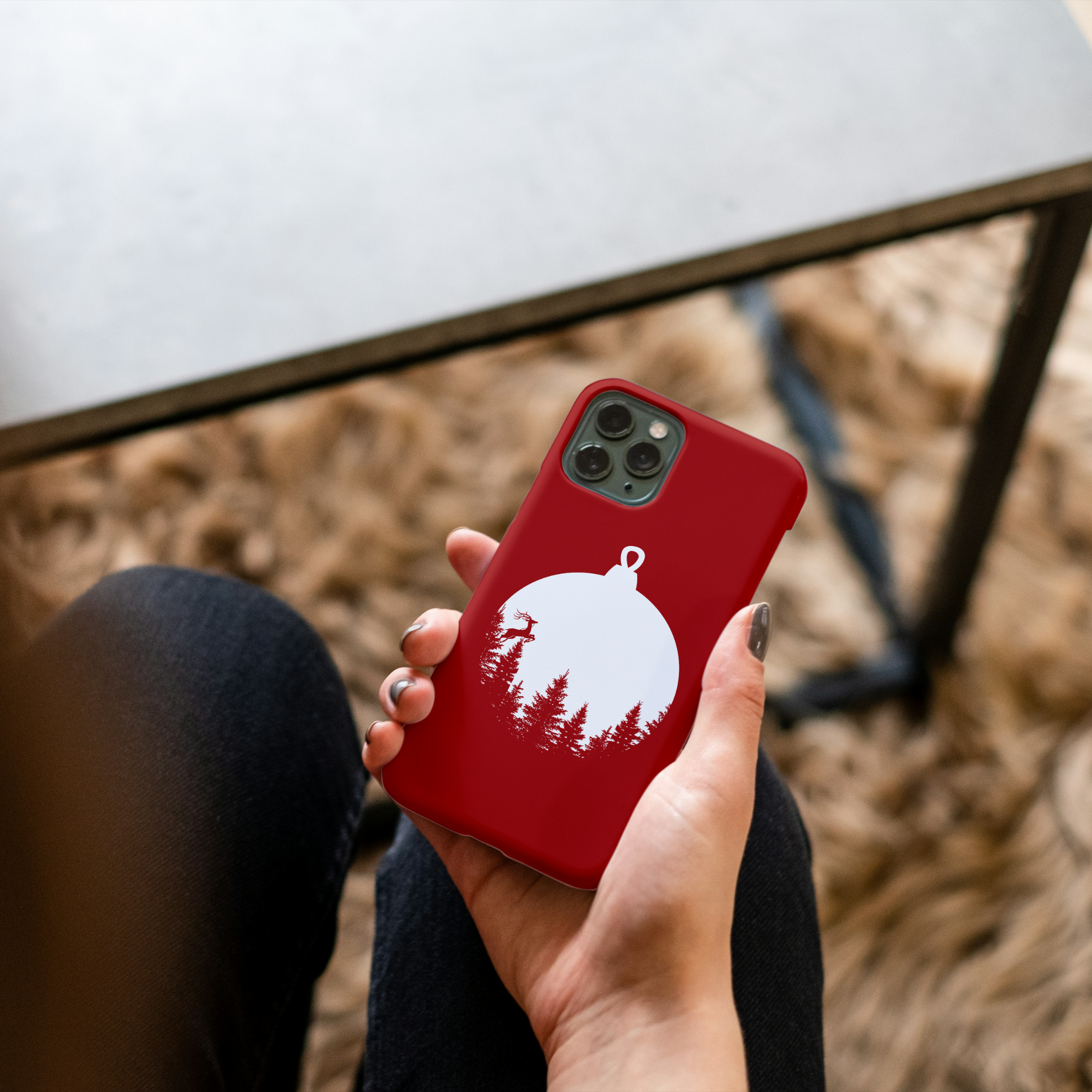 Luminous Christmas iPhone Case